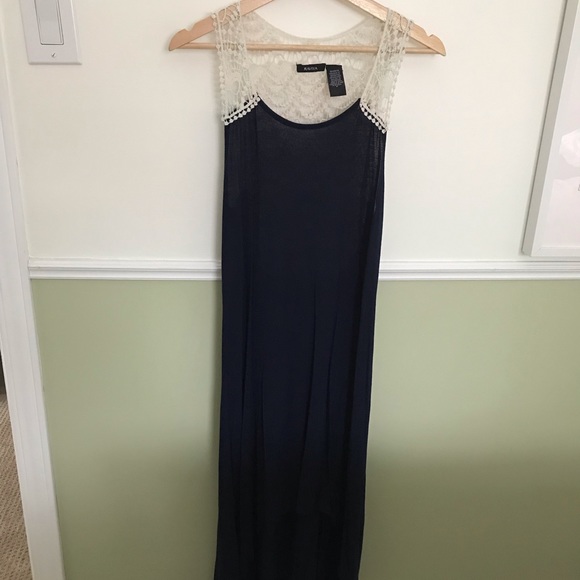 Asymmetrical Dress with Lace Back Detail - Picture 2 of 5